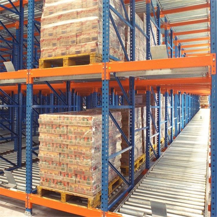 Warehouse FIFO Gravity Pallet Sliding Flow Racking Warehouse FIFO Gravity Pallet Sliding Flow Racking