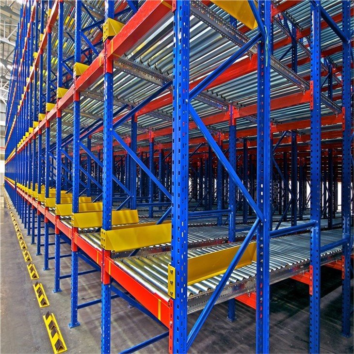 Warehouse FIFO Gravity Pallet Sliding Flow Racking Warehouse FIFO Gravity Pallet Sliding Flow Racking