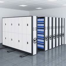 Victory Espositore in metallo Biblioteca scolastica Compattatore di file mobi...